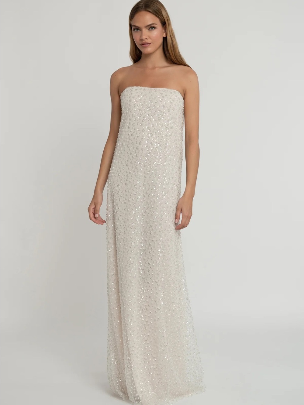 NWT Jenny Yoo Aarons Dress in French Vanilla